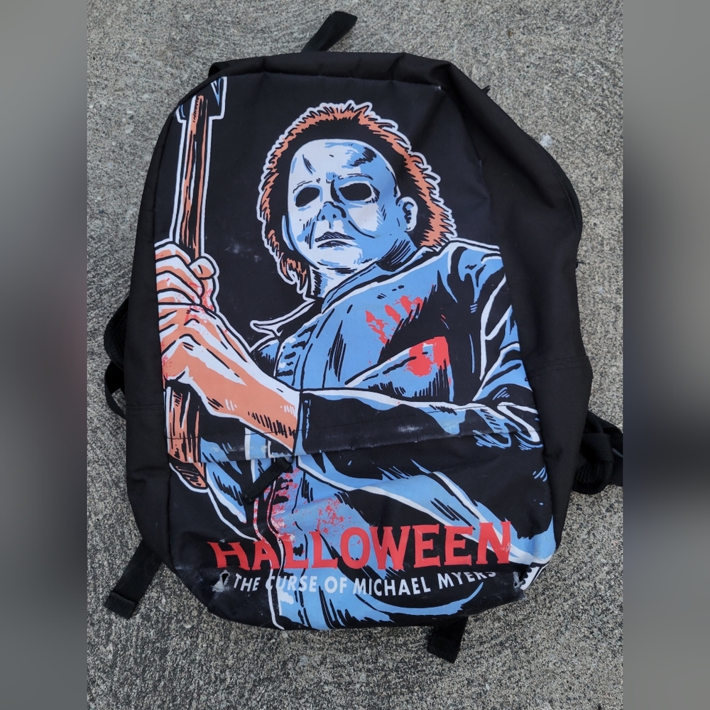 Halloween The Curse of Michael Myers backpack. Great graphics.